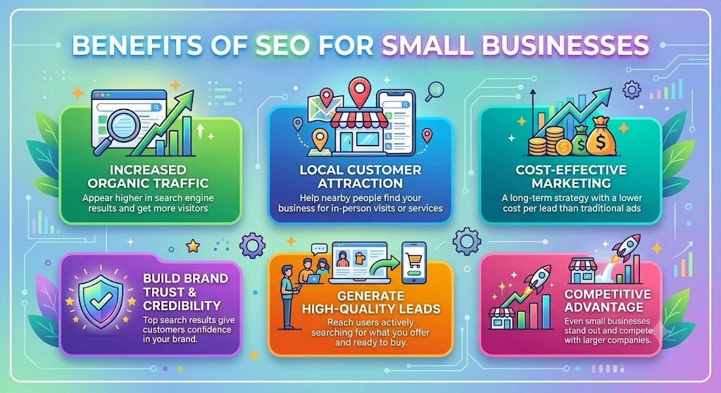 Benefits of SEO for Small Businesses