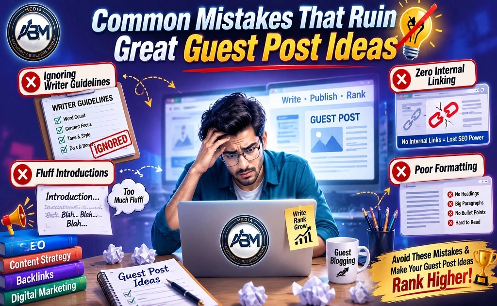 Common Mistakes That Ruin Great Guest Post Ideas
