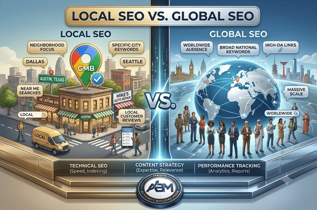 Local SEO vs. Global SEO
