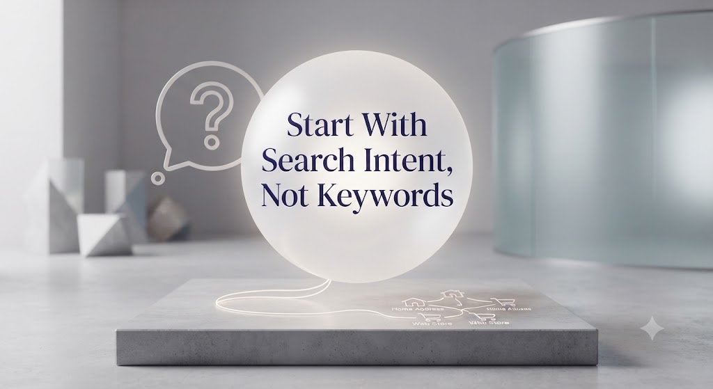Start With Search Intent, Not Keywords
