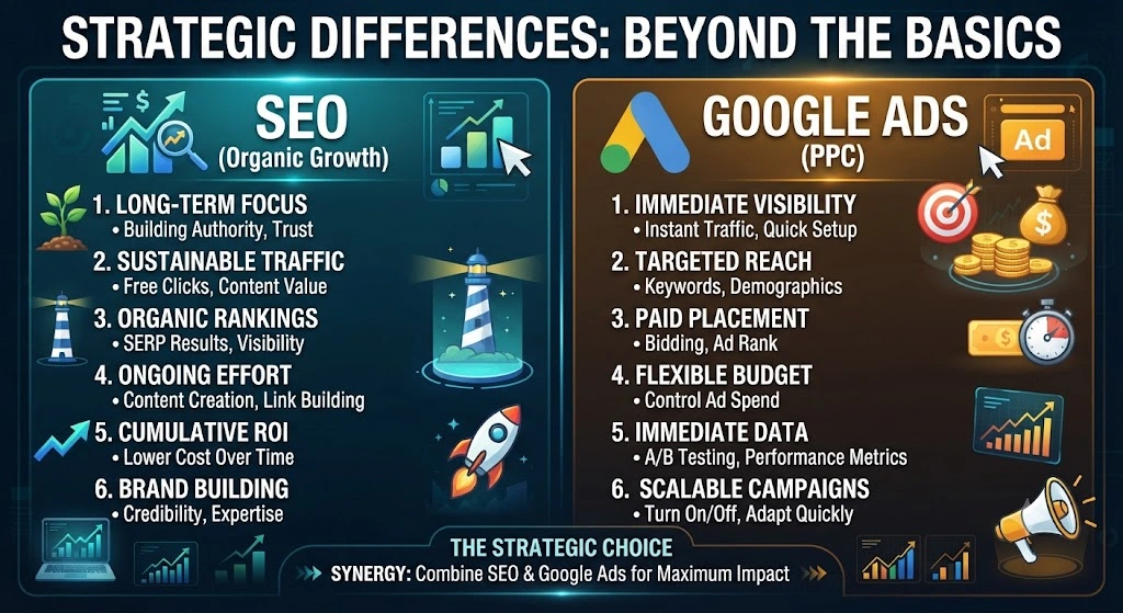 Strategic Differences Beyond the Basics