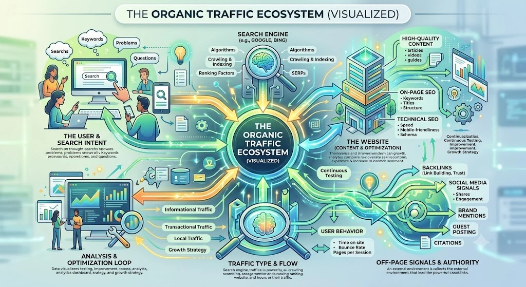 The Organic Traffic Ecosystem (Visualized)