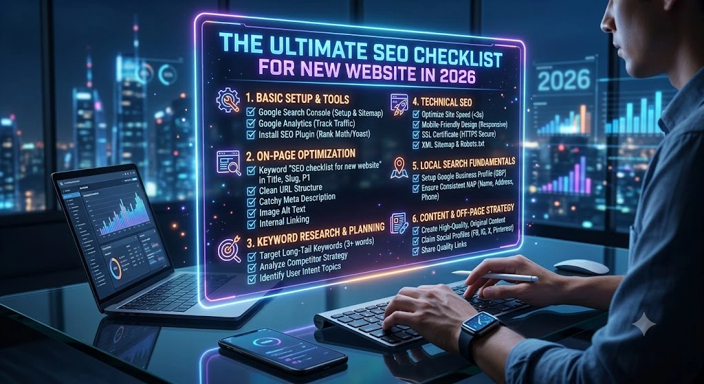 The Ultimate SEO Checklist for New Website in 2026