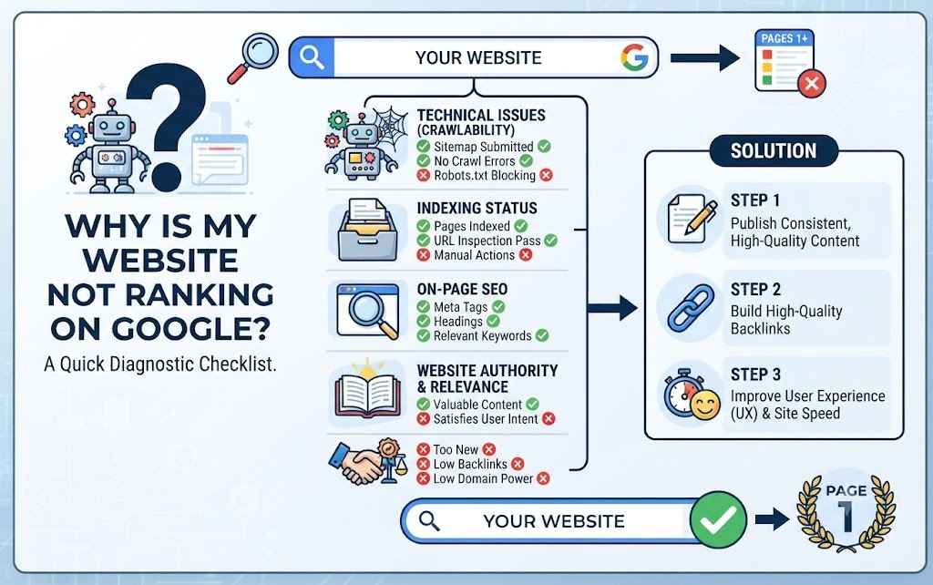 Why Is My Website Not Ranking on Google